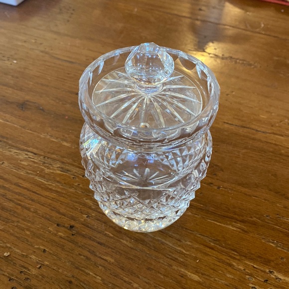 Waterford Crystal Dining 2 Piece Waterford Jam Jar In Perfect